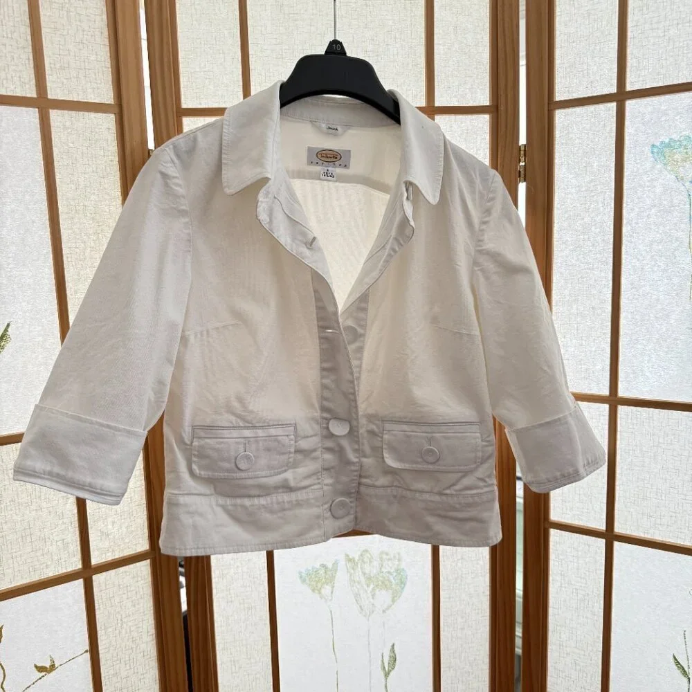 Talbots white denim